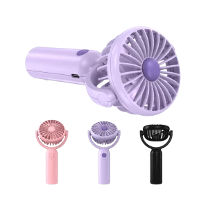 3pcs Mini Portable Fan – USB Rechargeable, 3 Speeds